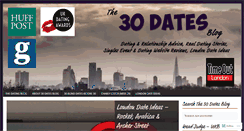 Desktop Screenshot of 30datesblog.com